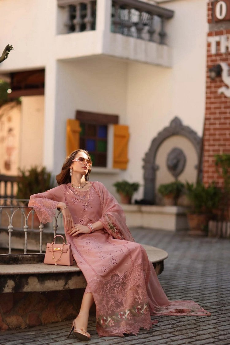Picture of Noor by Saadia Asad - Noor Luxe Chickenkari - Design-8B - Unstitched - Available at Raja Sahib