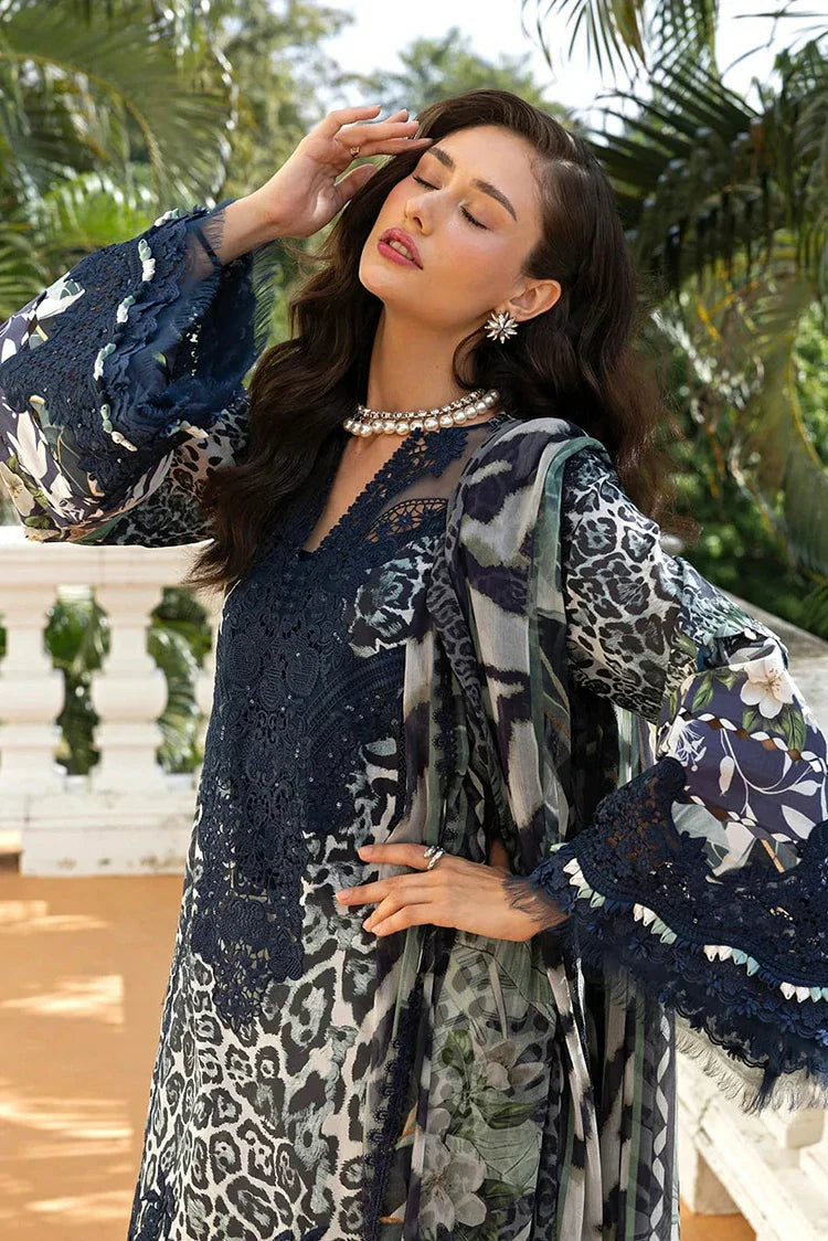 Picture of Elaf - Signature Florals Whispers Collection - ESA-3B VICTORIAN MUSE - Unstitched - Available at Raja Sahib