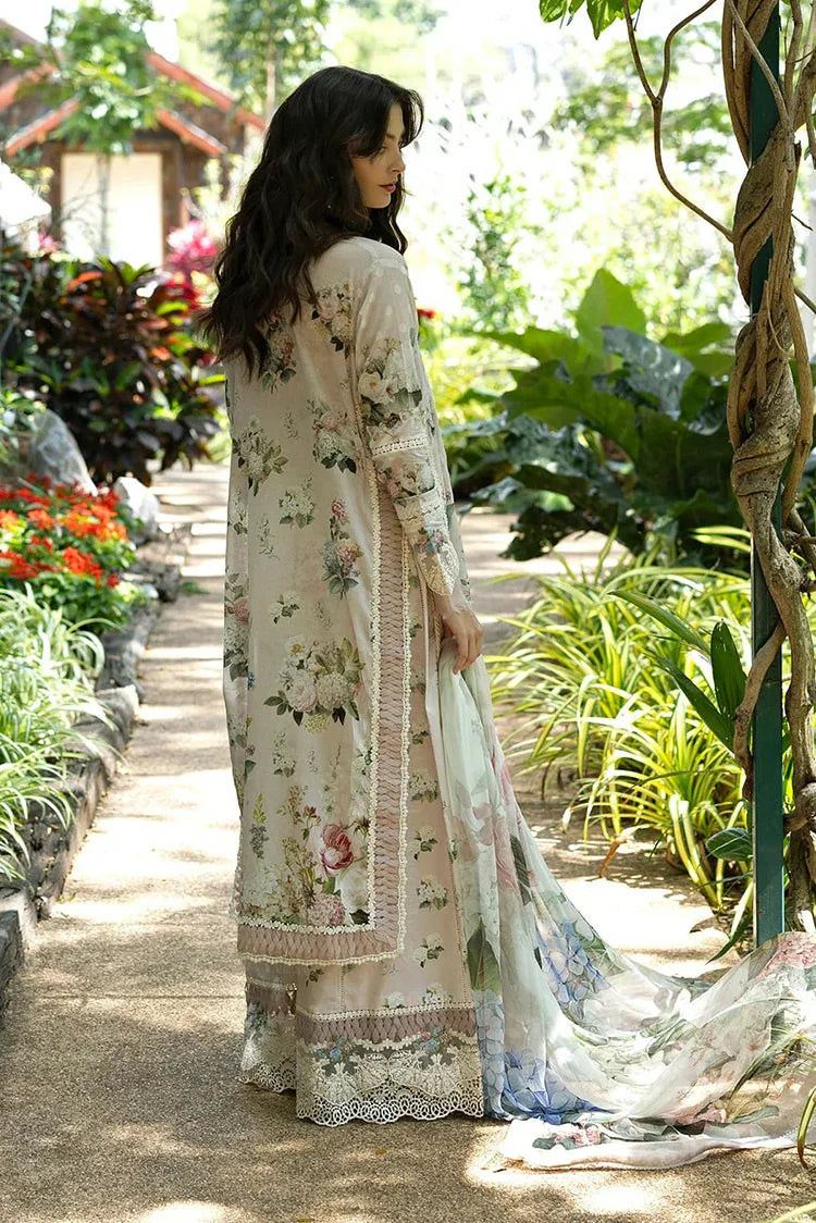 Picture of Elaf - Signature Florals Whispers Collection - ESA-4A TUSCAN FAIRY - Unstitched - Available at Raja Sahib