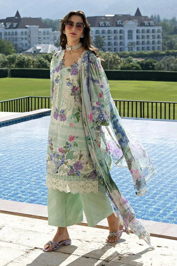 Picture of Elaf - Signature Florals Whispers Collection - ESA-6B EVELINE WHISPER - Unstitched - Available at Raja Sahib