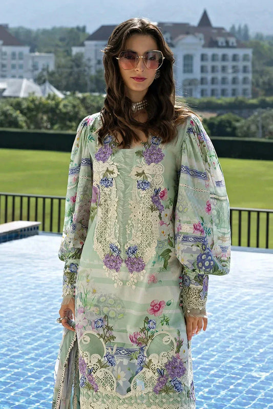 Picture of Elaf - Signature Florals Whispers Collection - ESA-6B EVELINE WHISPER - Unstitched - Available at Raja Sahib