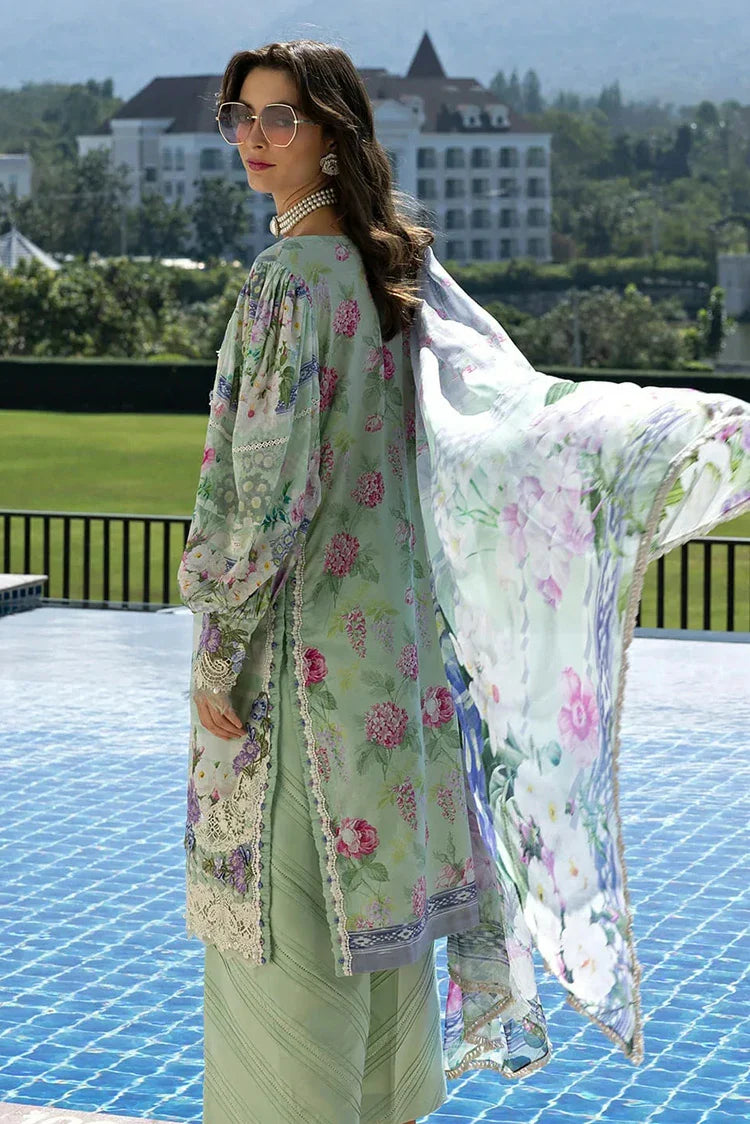 Picture of Elaf - Signature Florals Whispers Collection - ESA-6B EVELINE WHISPER - Unstitched - Available at Raja Sahib