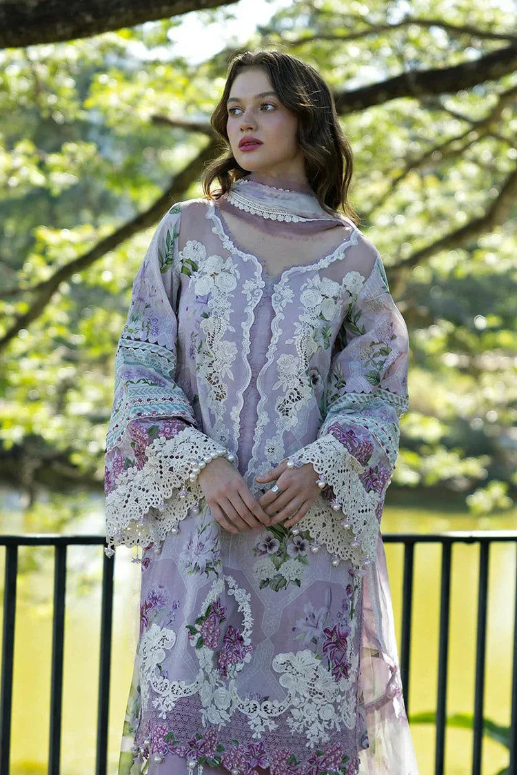 Picture of Elaf - Signature Florals Whispers Collection - ESA-8A JULIETTE - Unstitched - Available at Raja Sahib