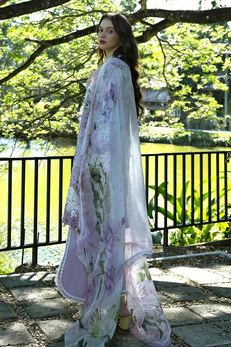 Picture of Elaf - Signature Florals Whispers Collection - ESA-8A JULIETTE - Unstitched - Available at Raja Sahib