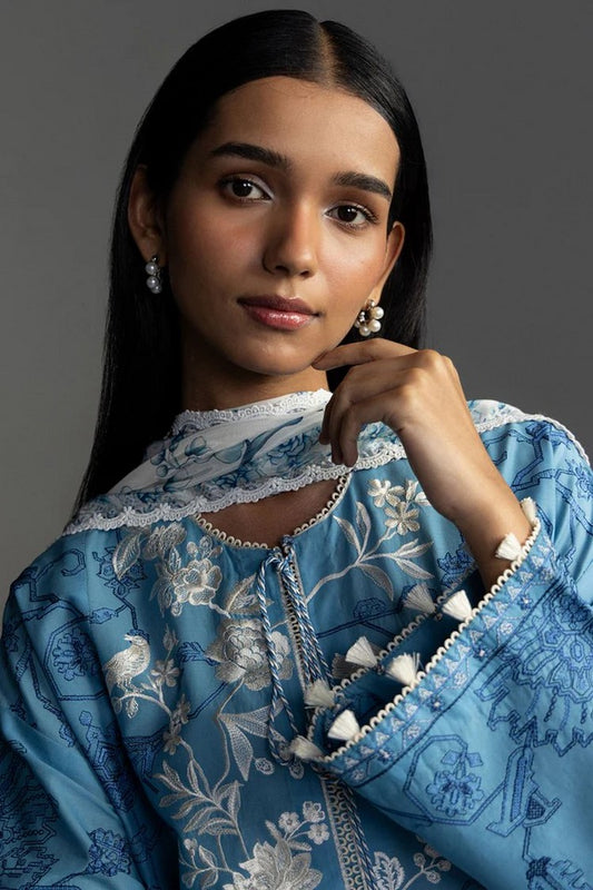 Picture of Zara Shahjahan - Coco Lawn Edit 1 - Aviona-3A - Unstitched - Available at Raja Sahib