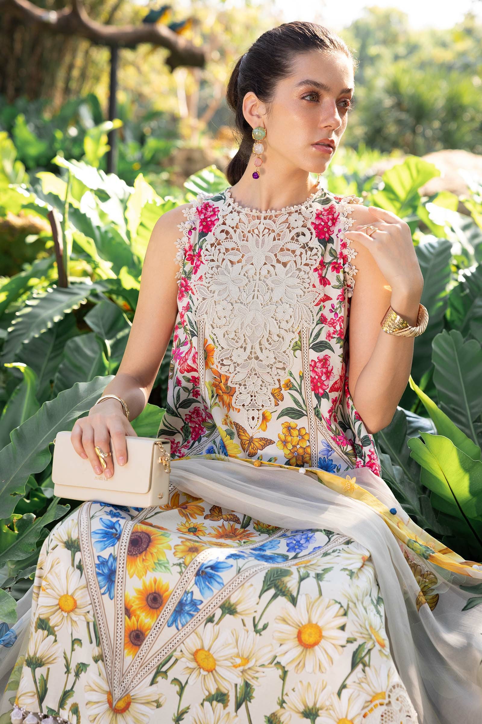 Picture of Maria B - Safari Scape M Prints Summer Collection - Design-10A - Unstitched - Available at Raja Sahib