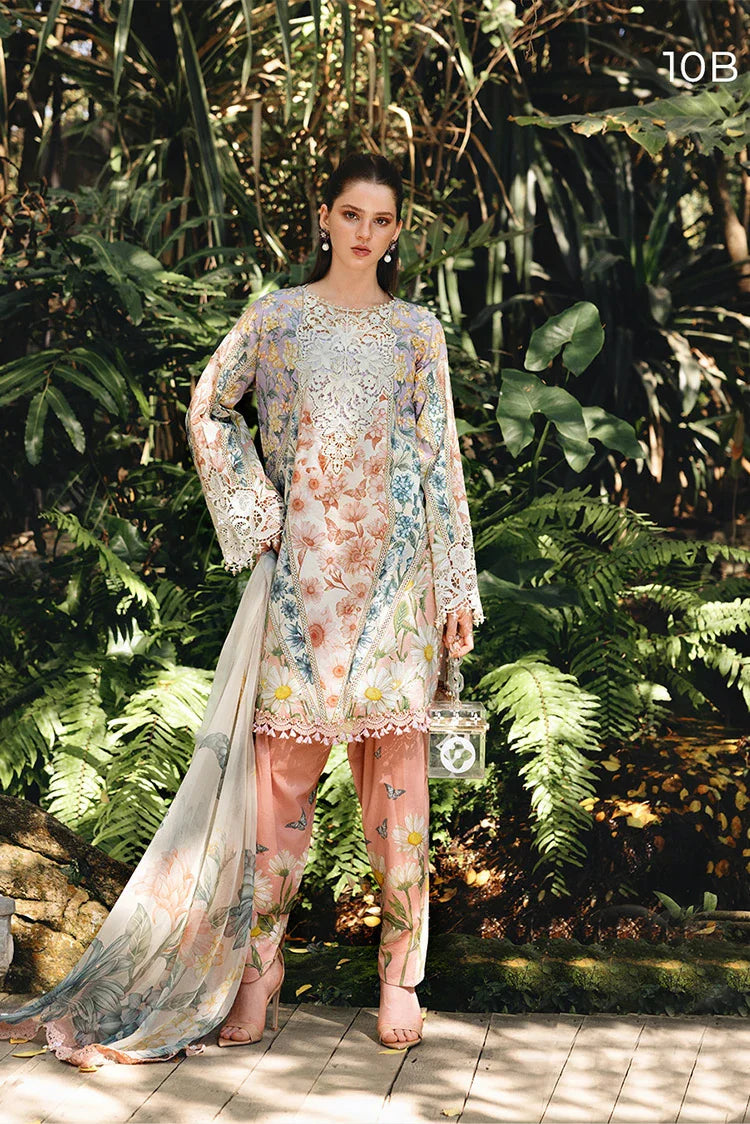 Picture of Maria B - Safari Scape M Prints Summer Collection - Design-10B - Unstitched - Available at Raja Sahib