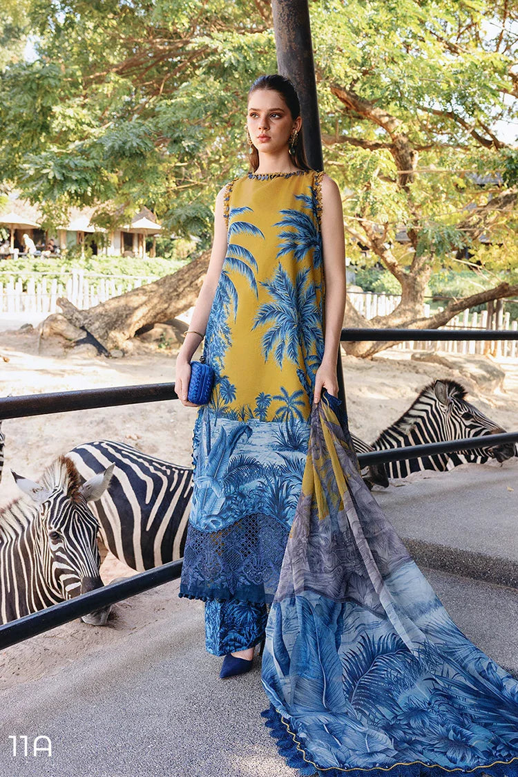 Picture of Maria B - Safari Scape M Prints Summer Collection - Design-11A - Unstitched - Available at Raja Sahib