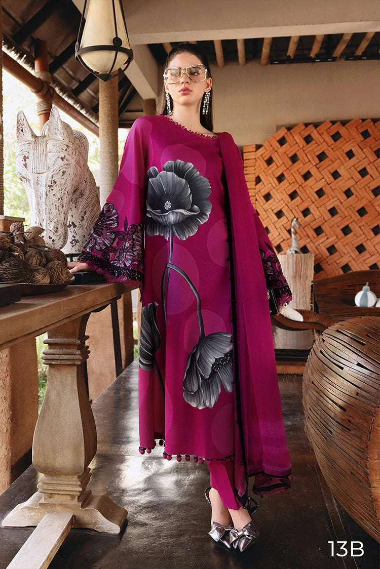 Picture of Maria B - Safari Scape M Prints Summer Collection - Design-13B - Unstitched - Available at Raja Sahib