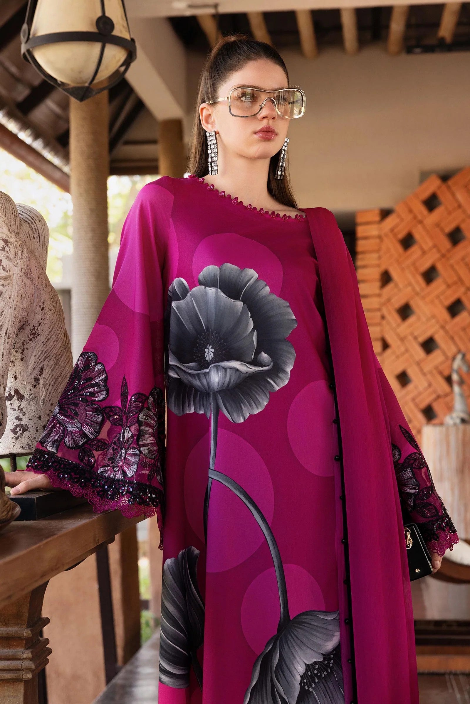 Picture of Maria B - Safari Scape M Prints Summer Collection - Design-13B - Unstitched - Available at Raja Sahib