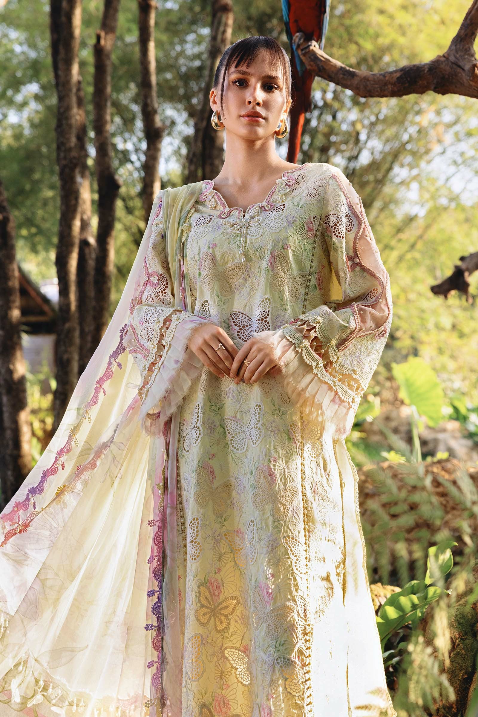 Picture of Maria B - Safari Scape M Prints Summer Collection - Design-1B - Unstitched - Available at Raja Sahib