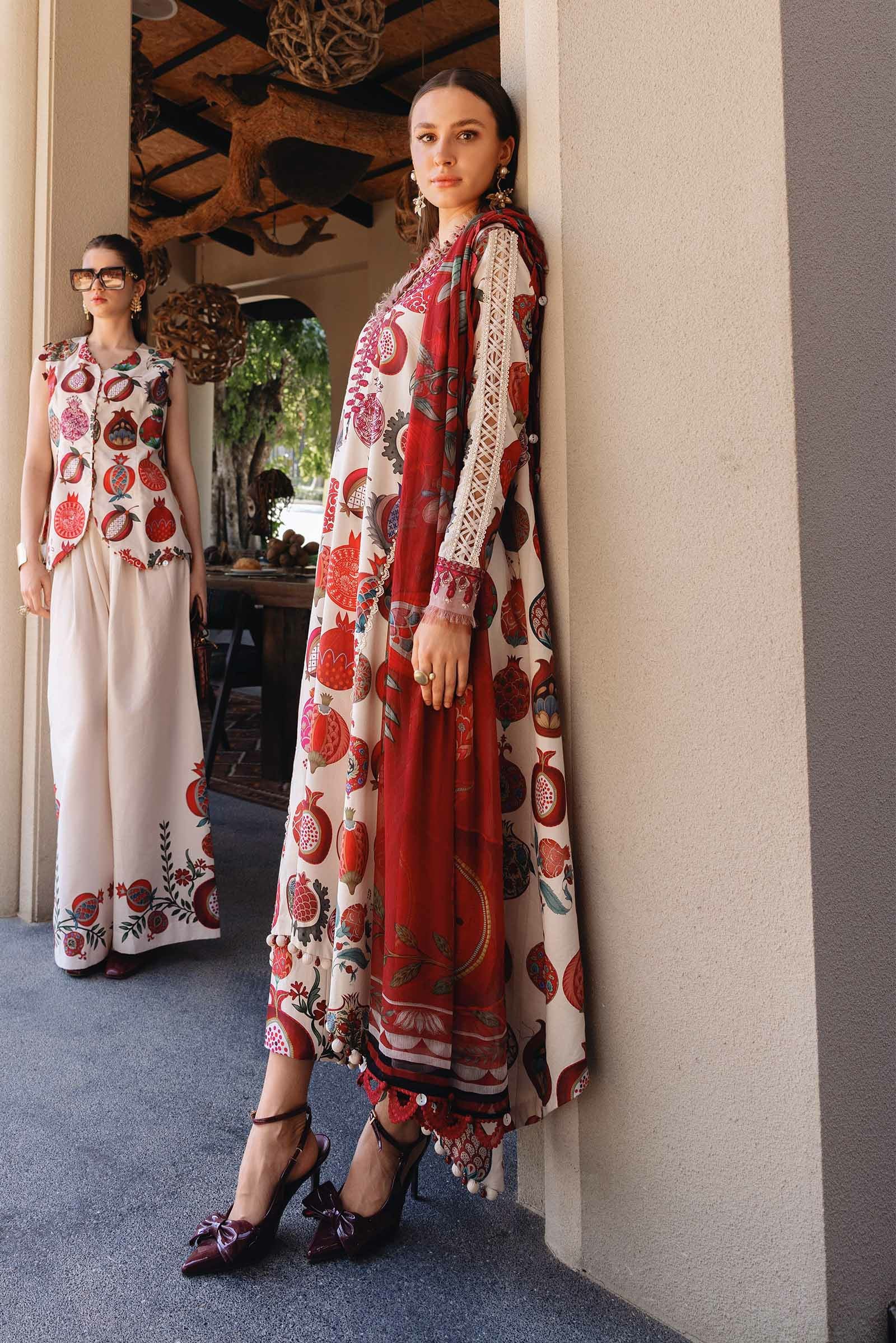 Picture of Maria B - Safari Scape M Prints Summer Collection - Design-3A - Unstitched - Available at Raja Sahib