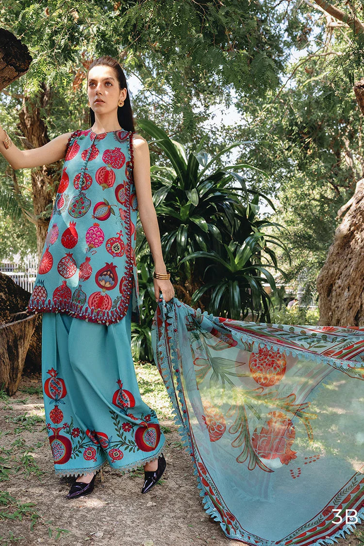 Picture of Maria B - Safari Scape M Prints Summer Collection - Design-3B - Unstitched - Available at Raja Sahib