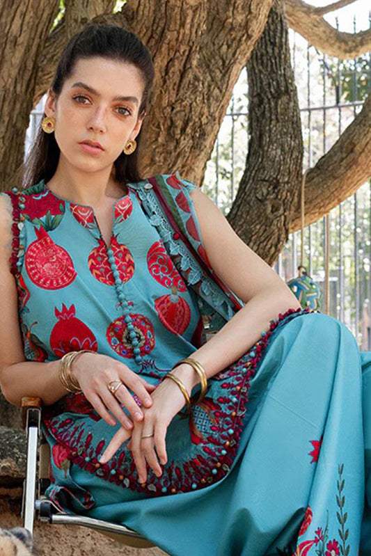 Picture of Maria B - Safari Scape M Prints Summer Collection - Design-3B - Unstitched - Available at Raja Sahib
