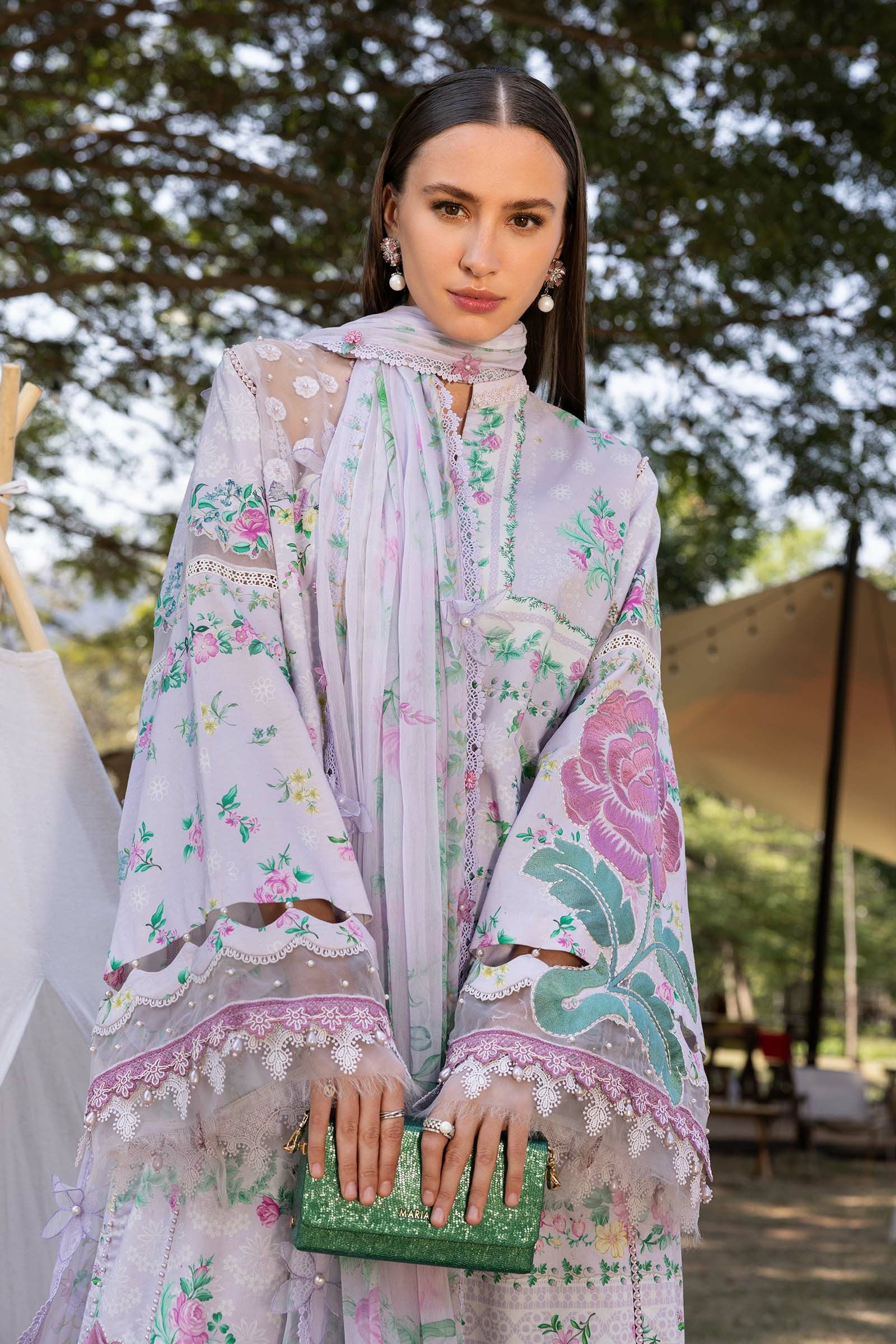 Picture of Maria B - Safari Scape M Prints Summer Collection - Design-4A - Unstitched - Available at Raja Sahib