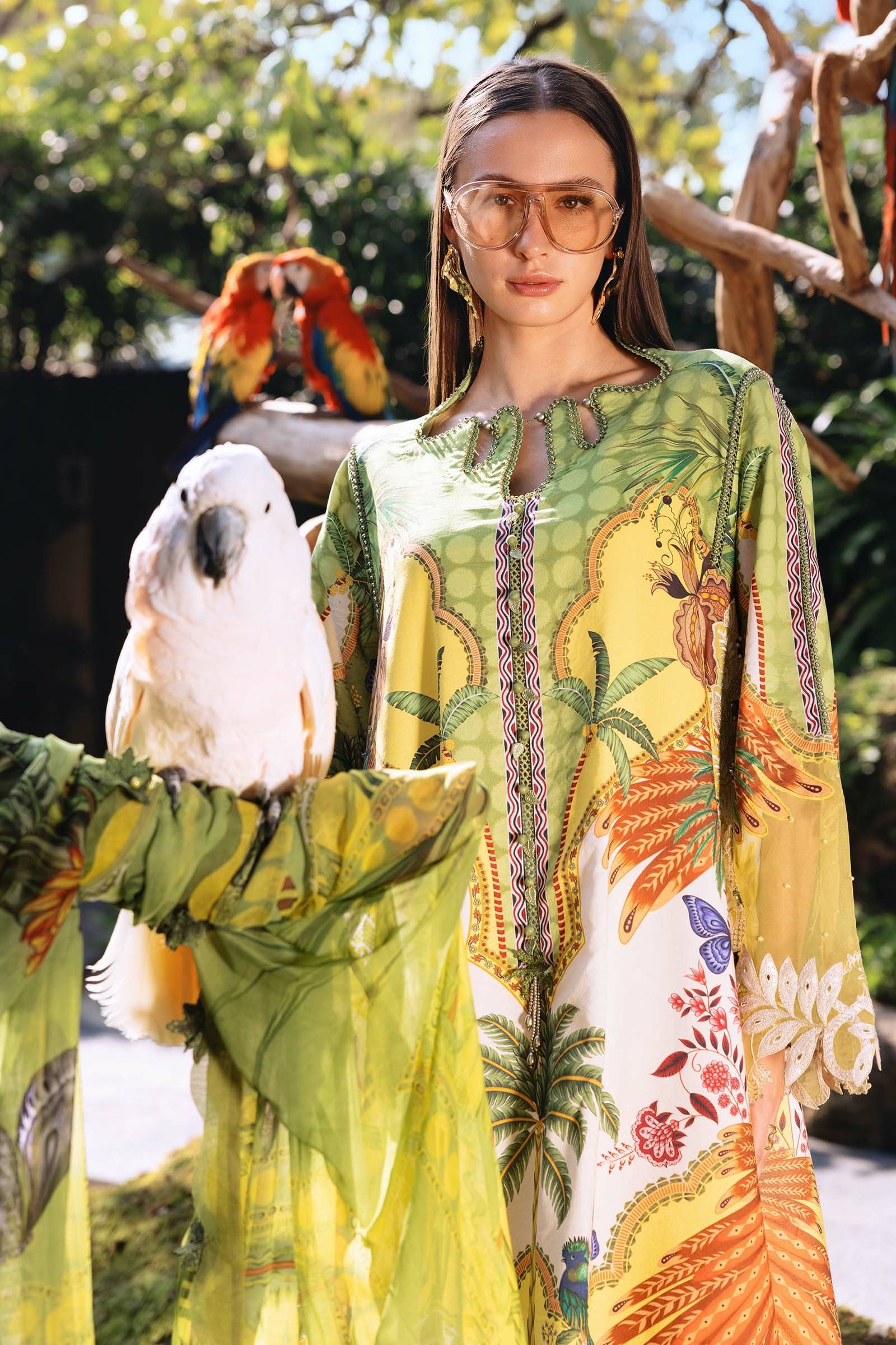 Picture of Maria B - Safari Scape M Prints Summer Collection - Design-5B - Unstitched - Available at Raja Sahib