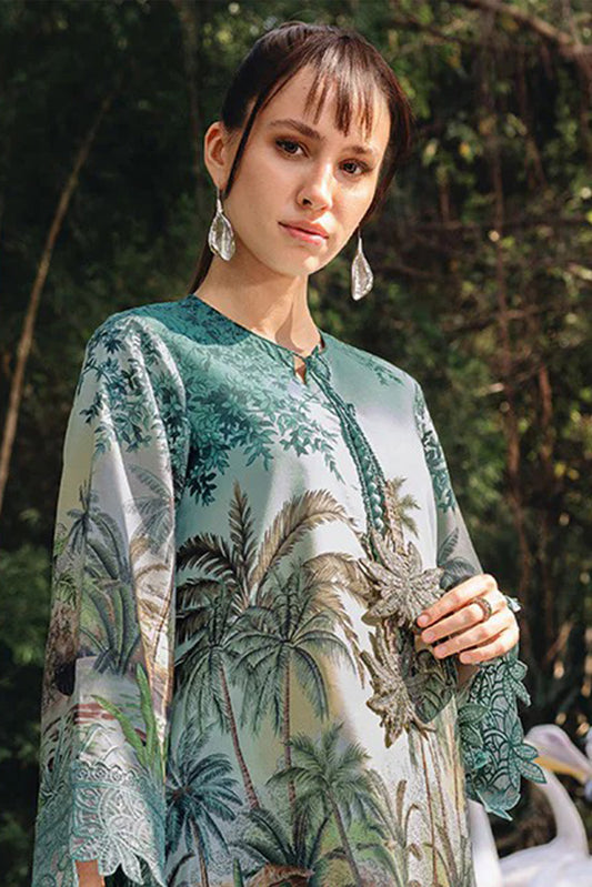 Picture of Maria B - Safari Scape M Prints Summer Collection - Design-7A - Unstitched - Available at Raja Sahib