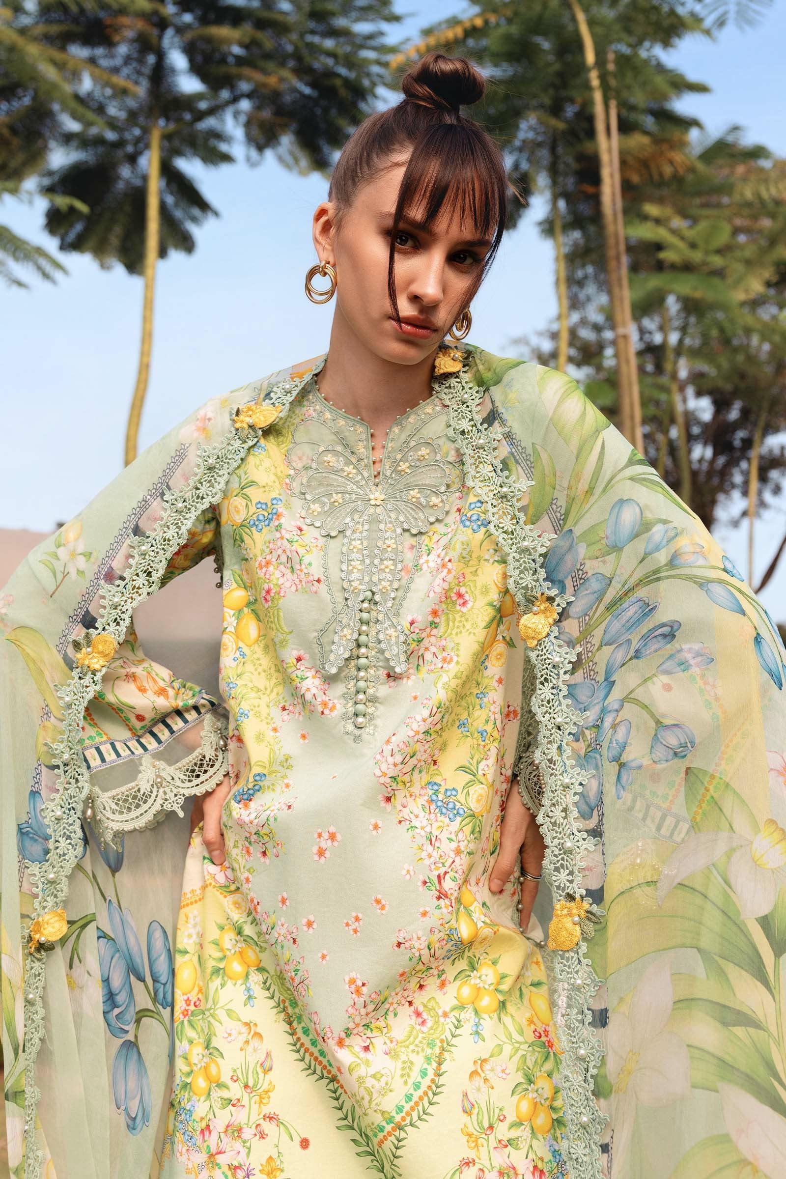 Picture of Maria B - Safari Scape M Prints Summer Collection - Design-8B - Unstitched - Available at Raja Sahib