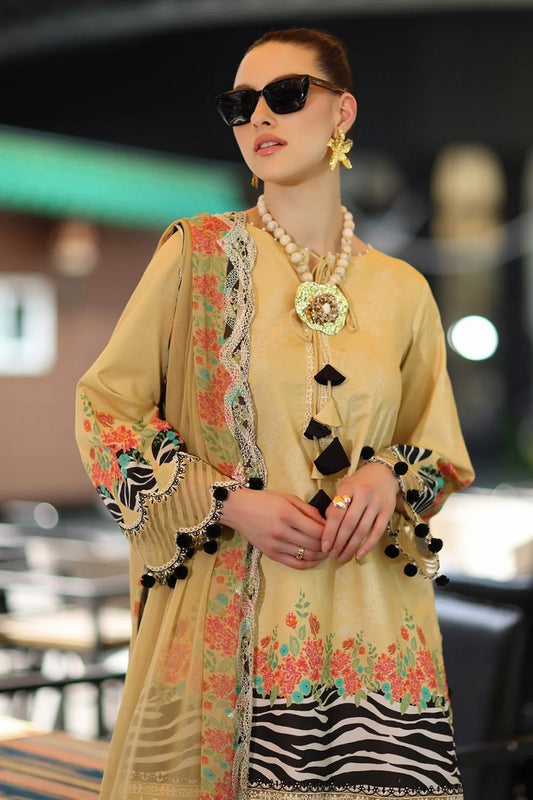 Picture of Charizma - Combination Embroidered Lawn Collection Vol 1 - CC6-06 - Unstitched - Available at Raja Sahib