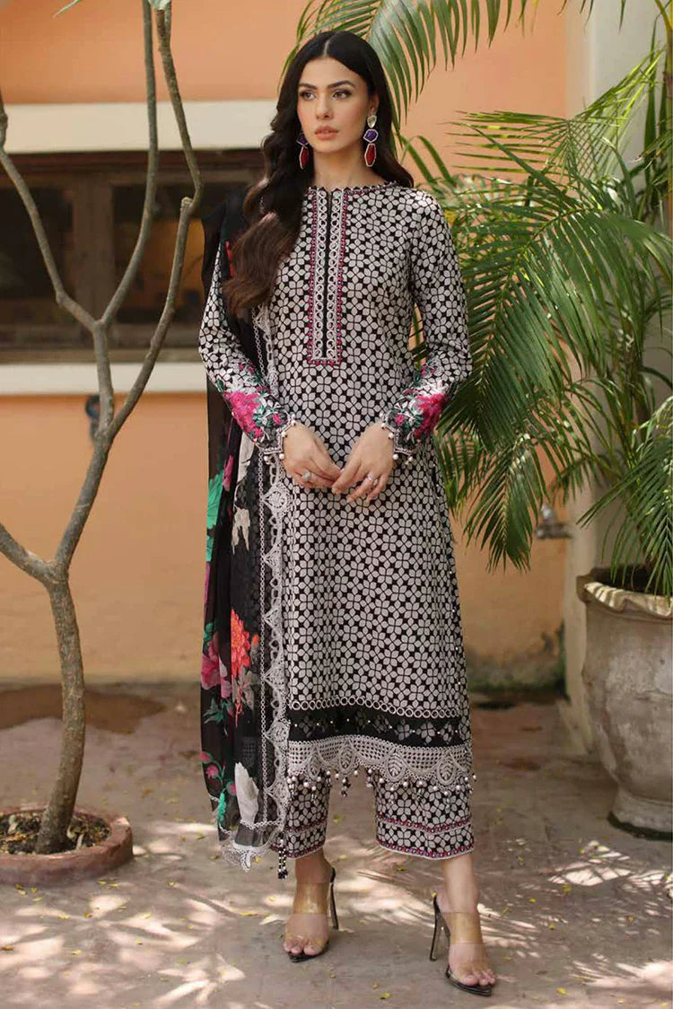 Picture of Charizma - Combination Embroidered Lawn Collection Vol 1 - CC6-08 - Unstitched - Available at Raja Sahib
