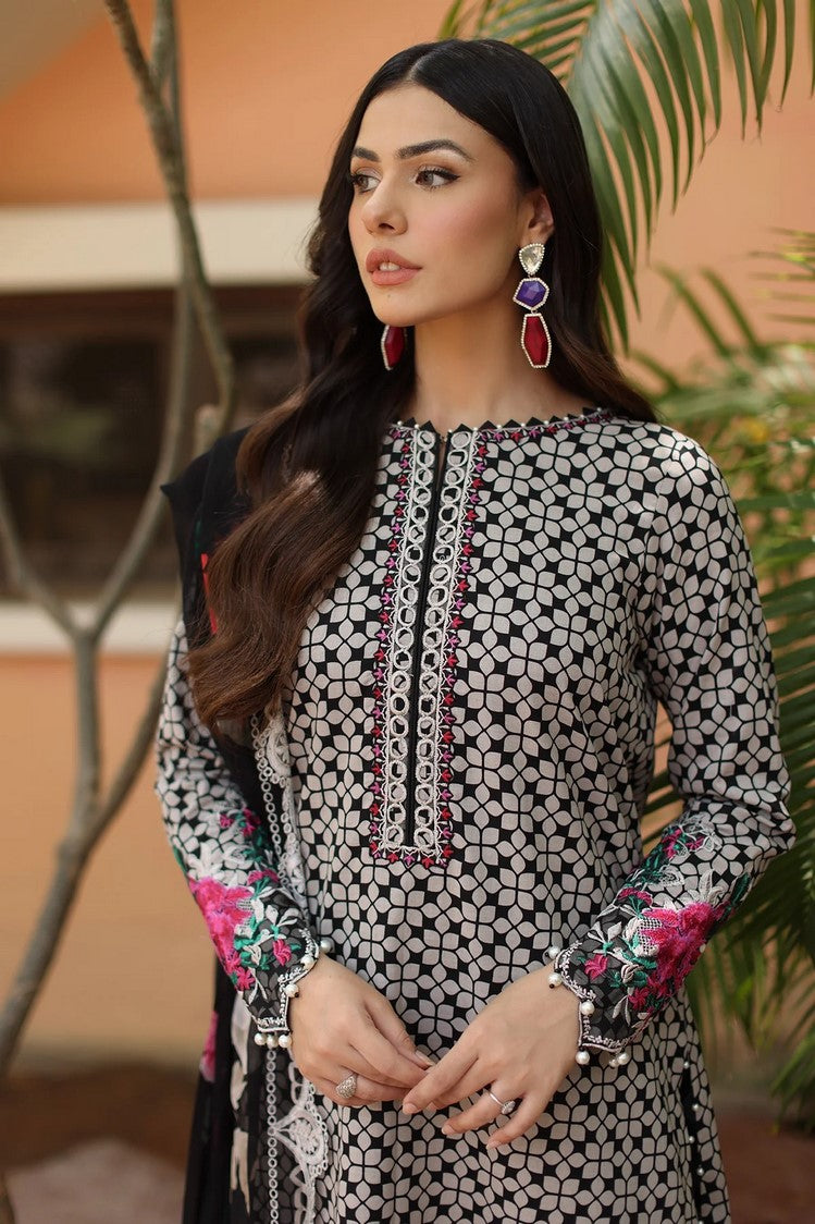 Picture of Charizma - Combination Embroidered Lawn Collection Vol 1 - CC6-08 - Unstitched - Available at Raja Sahib
