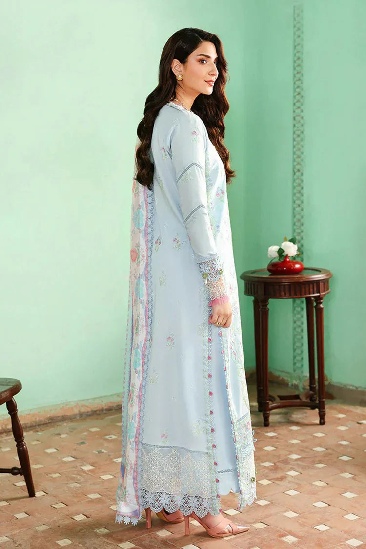 Picture of Roheenaz - Summer Reverie Luxury Lawn Collection - 10-Solenne - Unstitched - Available at Raja Sahib