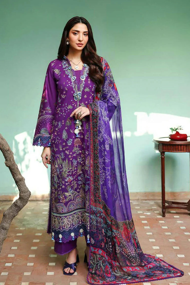 Picture of Roheenaz - Summer Reverie Luxury Lawn Collection - 04-Aurelia - Unstitched - Available at Raja Sahib