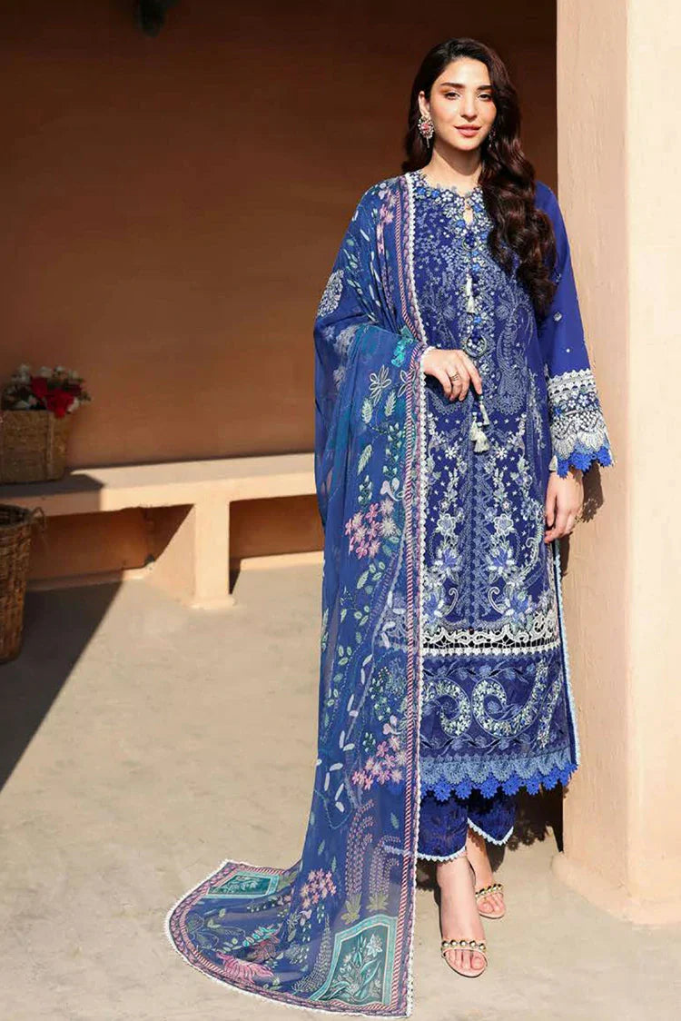 Picture of Roheenaz - Summer Reverie Luxury Lawn Collection - 06-Lunara - Unstitched - Available at Raja Sahib
