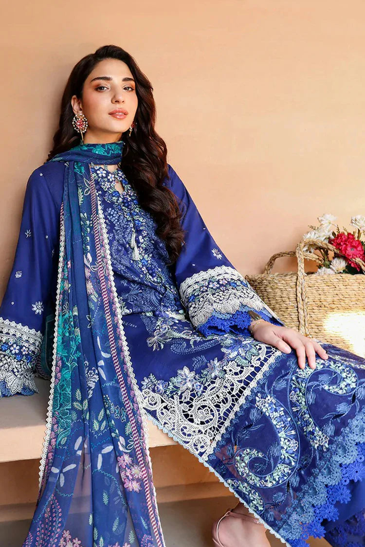 Picture of Roheenaz - Summer Reverie Luxury Lawn Collection - 06-Lunara - Unstitched - Available at Raja Sahib