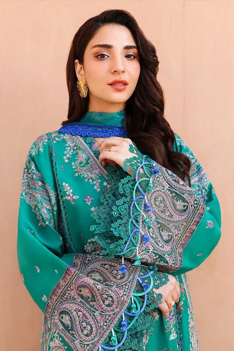 Picture of Roheenaz - Summer Reverie Luxury Lawn Collection - 08-Moonveil - Unstitched - Available at Raja Sahib