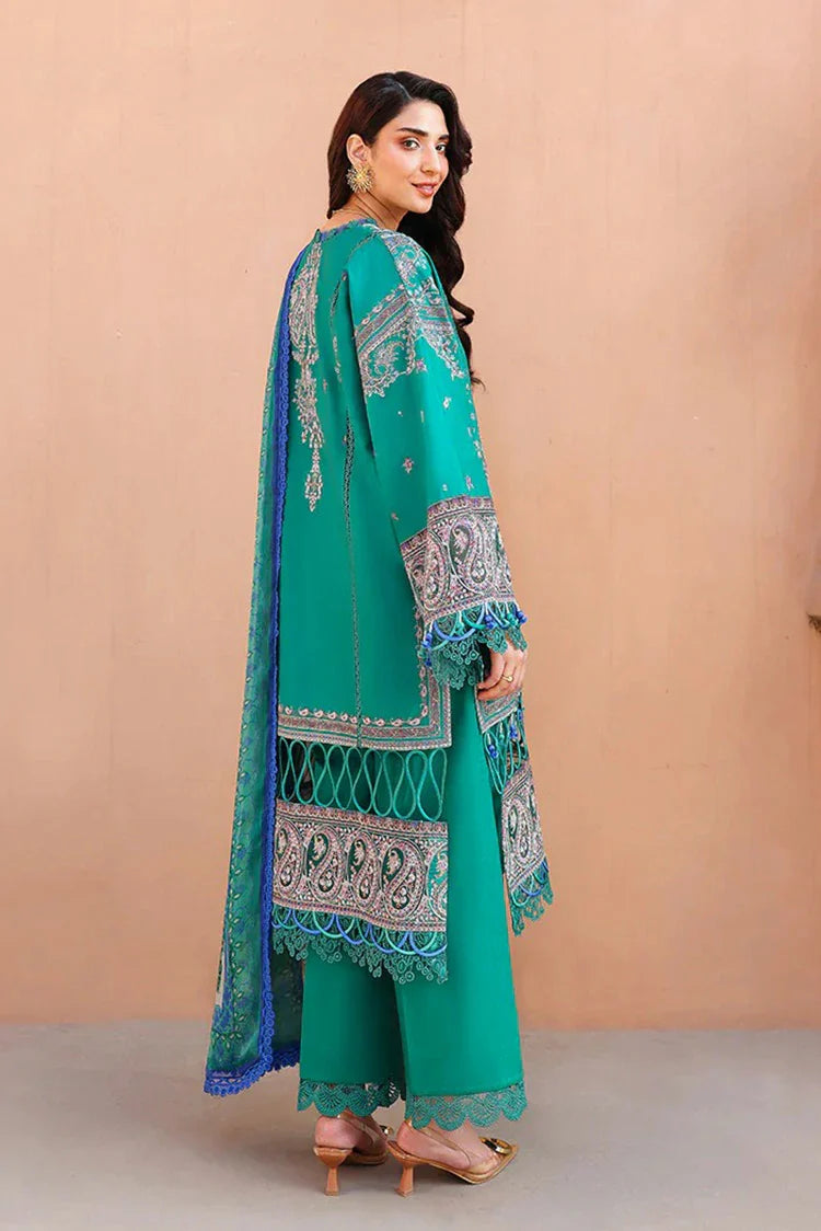 Picture of Roheenaz - Summer Reverie Luxury Lawn Collection - 08-Moonveil - Unstitched - Available at Raja Sahib