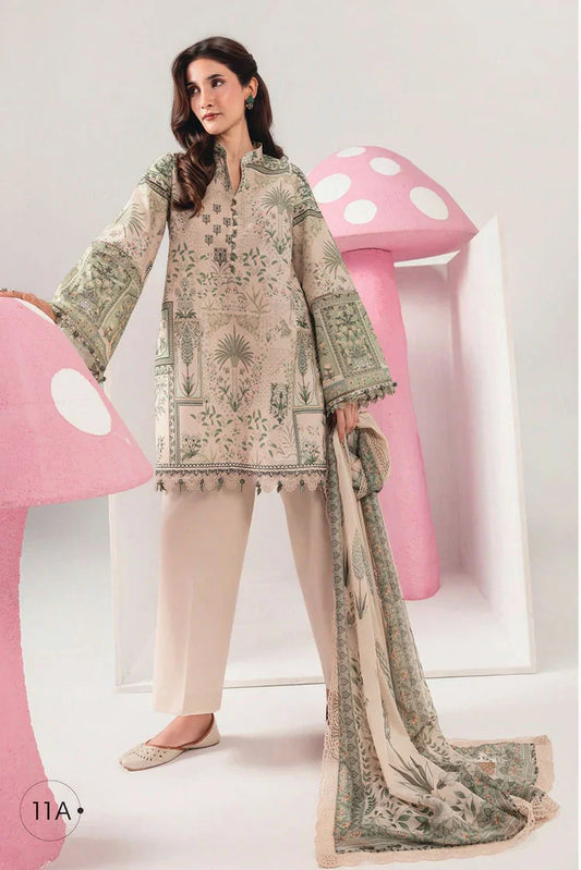 Picture of Maria B - M Basics Spring Summer Edition Vol 1 - Design-11A - Unstitched - Available at Raja Sahib