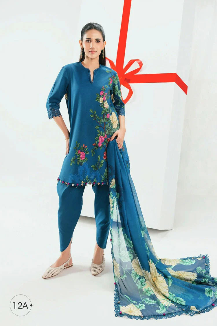 Picture of Maria B - M Basics Spring Summer Edition Vol 1 - Design-12A - Unstitched - Available at Raja Sahib