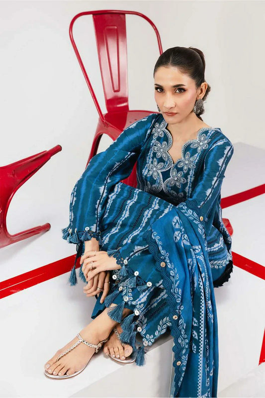 Picture of Maria B - M Basics Spring Summer Edition Vol 1 - Design-14B - Unstitched - Available at Raja Sahib