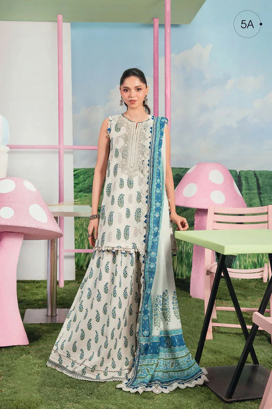 Picture of Maria B - M Basics Spring Summer Edition Vol 1 - Design-5A - Unstitched - Available at Raja Sahib