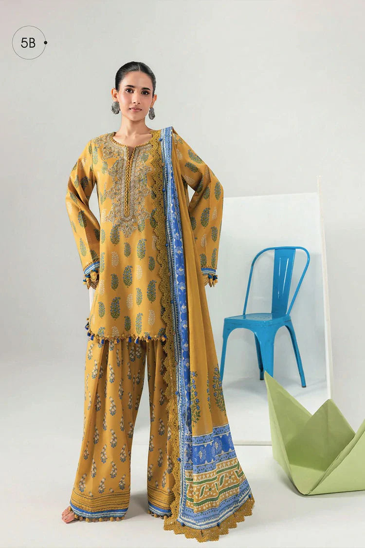 Picture of Maria B - M Basics Spring Summer Edition Vol 1 - Design-5B - Unstitched - Available at Raja Sahib