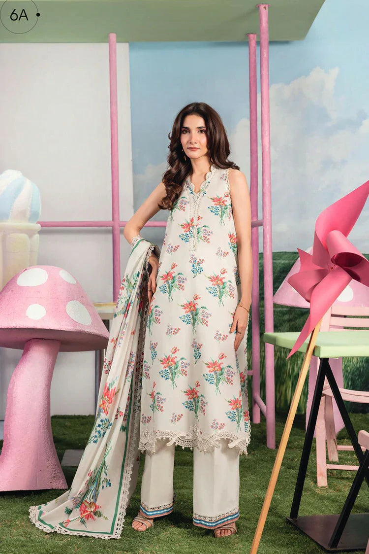 Picture of Maria B - M Basics Spring Summer Edition Vol 1 - Design-6A - Unstitched - Available at Raja Sahib