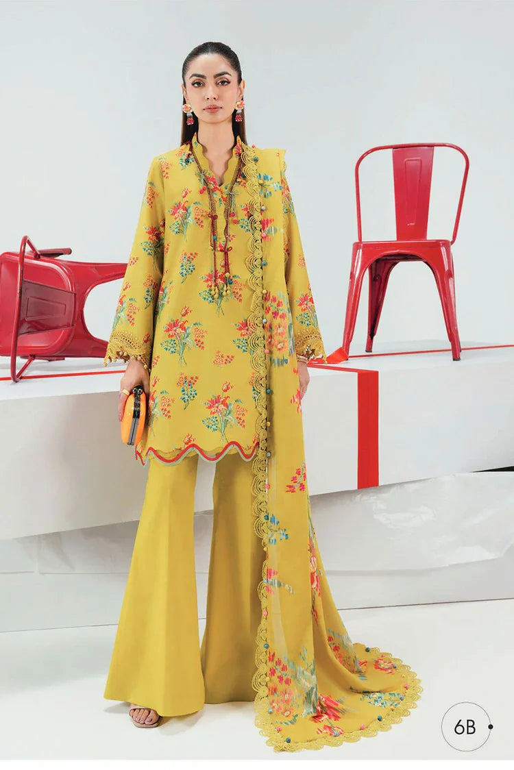 Picture of Maria B - M Basics Spring Summer Edition Vol 1 - Design-6B - Unstitched - Available at Raja Sahib