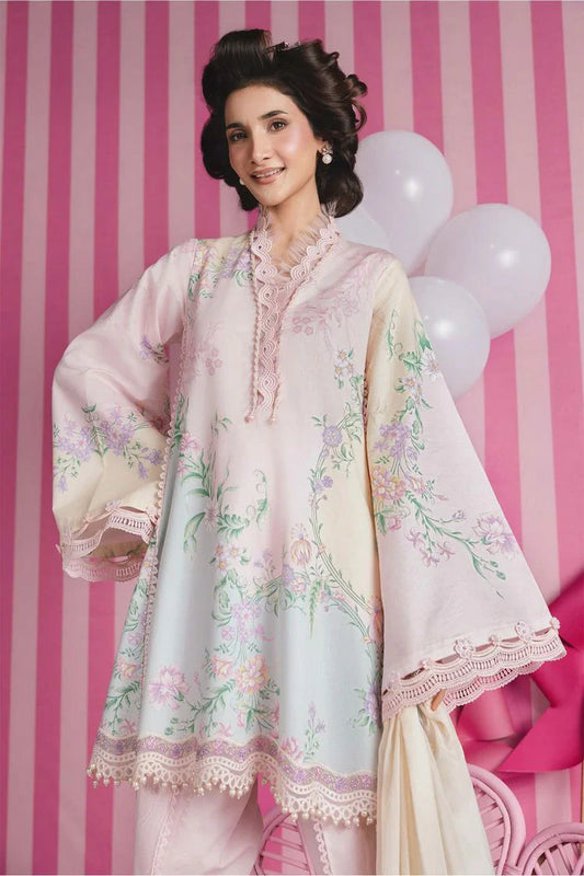 Picture of Maria B - M Basics Spring Summer Edition Vol 1 - Design-7B - Unstitched - Available at Raja Sahib
