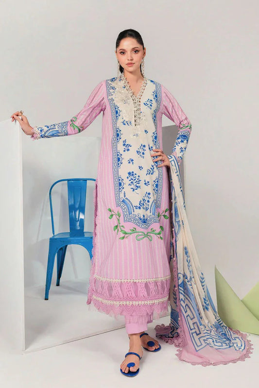 Picture of Maria B - M Basics Spring Summer Edition Vol 1 - Design-9B - Unstitched - Available at Raja Sahib