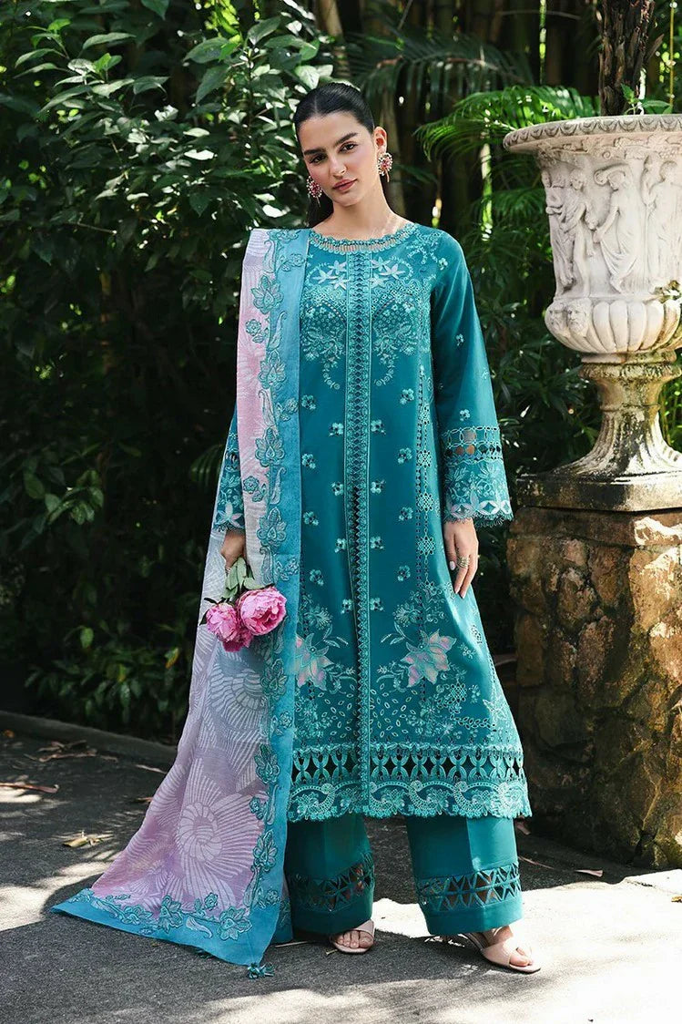 Picture of Qalamkar - Qline Lawn Drop 1 - RP-03 SAPPHIRE - Unstitched - Available at Raja Sahib