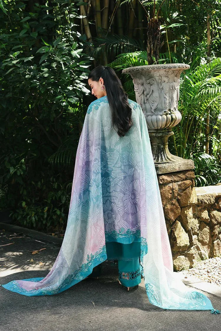 Picture of Qalamkar - Qline Lawn Drop 1 - RP-03 SAPPHIRE - Unstitched - Available at Raja Sahib