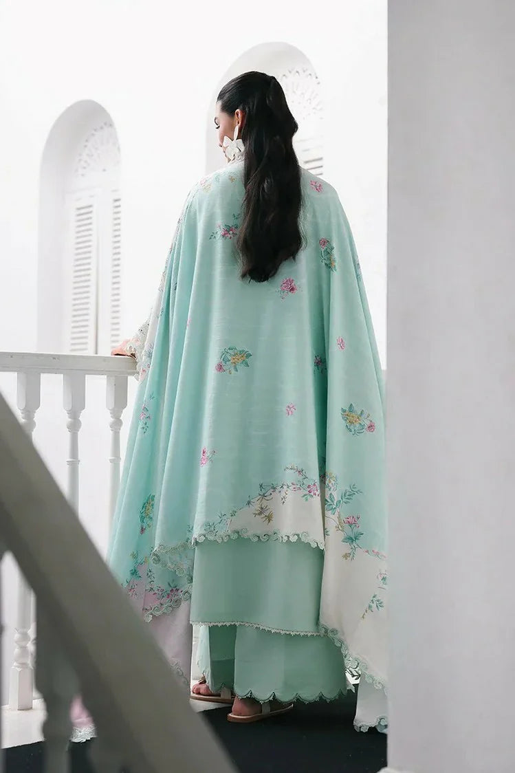 Picture of Qalamkar - Qline Lawn Drop 1 - RP-05 RAHA - Unstitched - Available at Raja Sahib