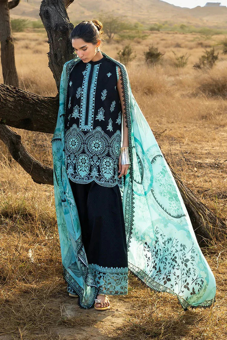 Picture of Zainab Chottani - Luxury Lawn Collection - Silva 10 - Unstitched - Available at Raja Sahib