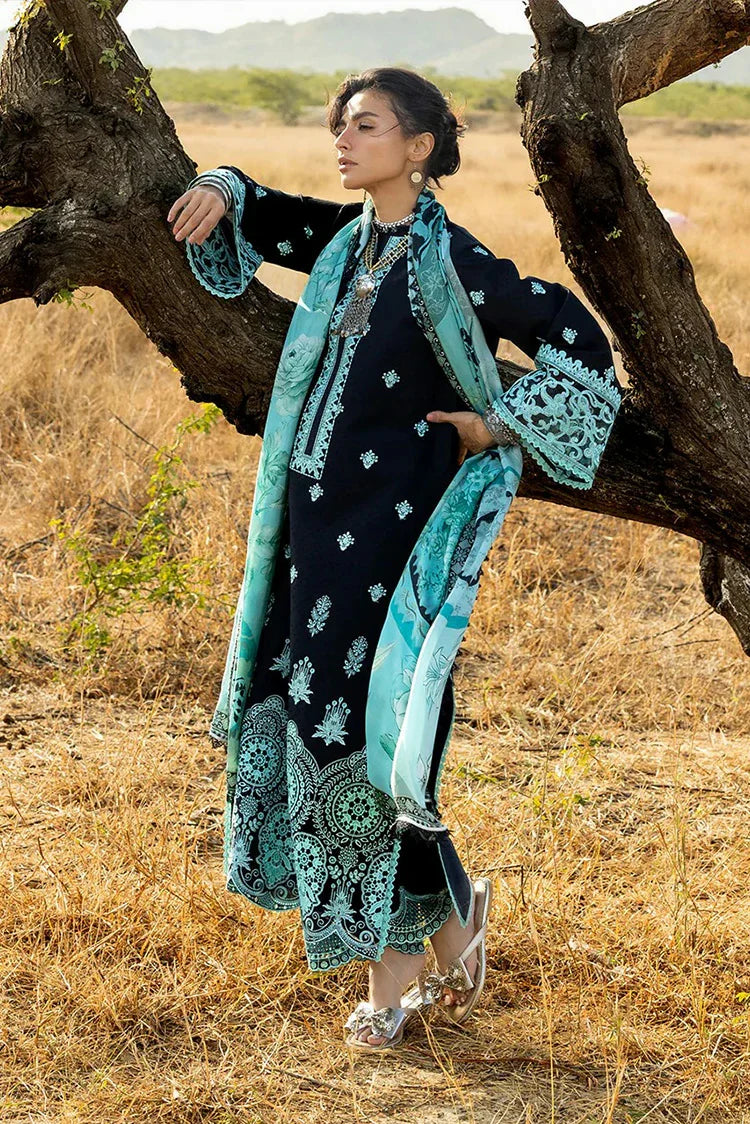 Picture of Zainab Chottani - Luxury Lawn Collection - Silva 10 - Unstitched - Available at Raja Sahib