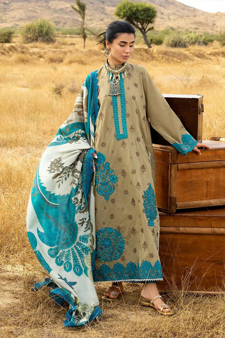Picture of Zainab Chottani - Luxury Lawn Collection - Saphira 11 - Unstitched - Available at Raja Sahib
