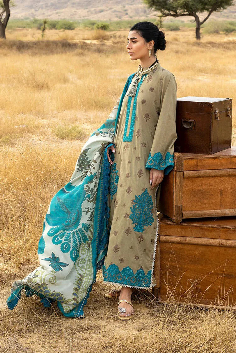 Picture of Zainab Chottani - Luxury Lawn Collection - Saphira 11 - Unstitched - Available at Raja Sahib