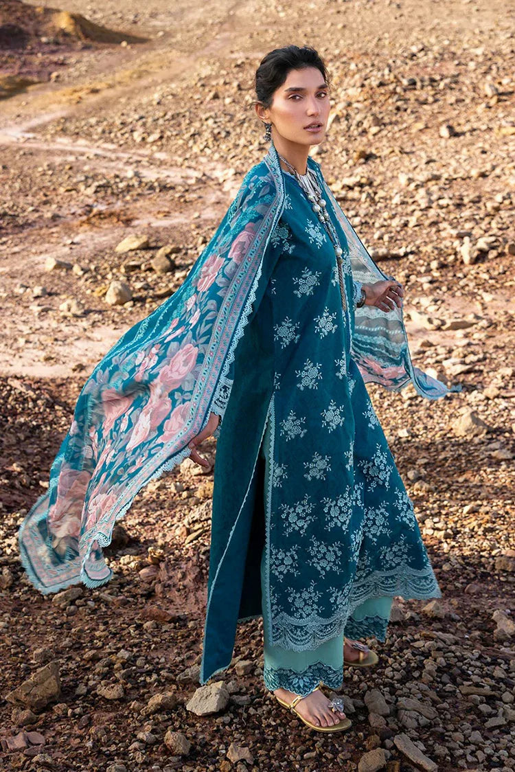 Picture of Zainab Chottani - Luxury Lawn Collection - Nissa 12 - Unstitched - Available at Raja Sahib