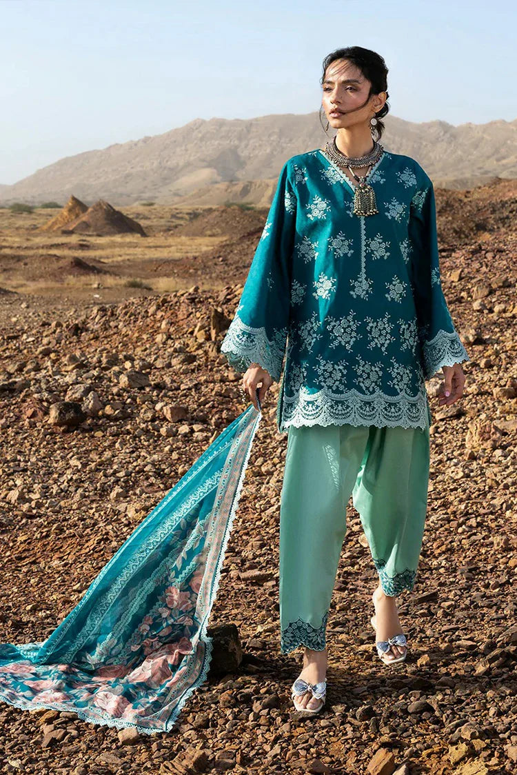 Picture of Zainab Chottani - Luxury Lawn Collection - Nissa 12 - Unstitched - Available at Raja Sahib
