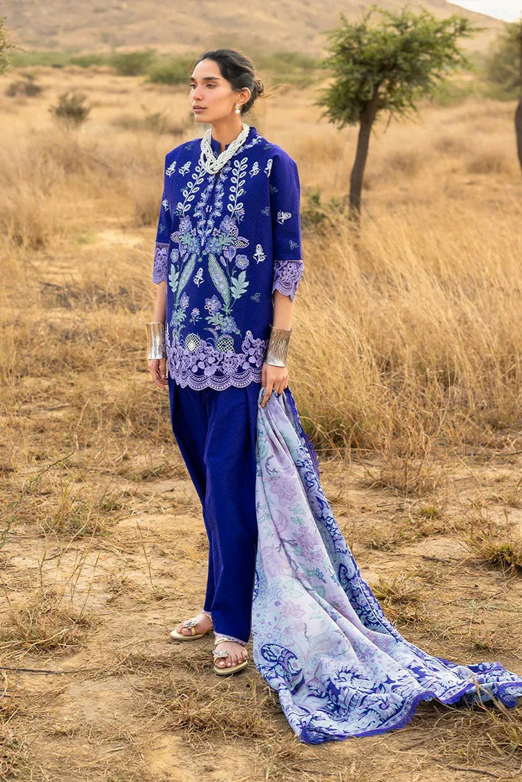 Picture of Zainab Chottani - Luxury Lawn Collection - Viola 13 - Unstitched - Available at Raja Sahib